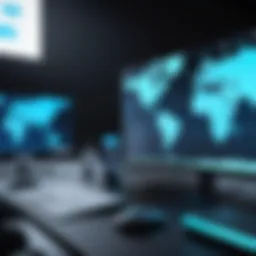 Virtual event platform interface showcasing diverse features