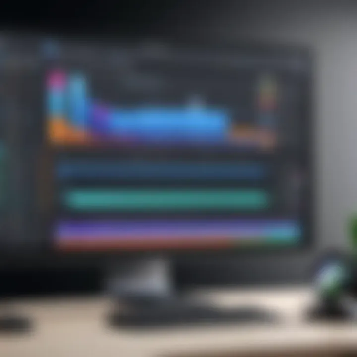 Comparison chart of video editing software features