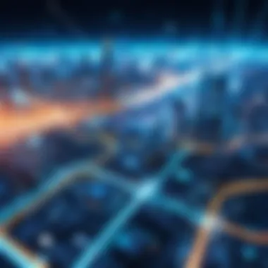 Future Trajectories of IoT Technologies Future trends in IoT, representing connectivity and automation