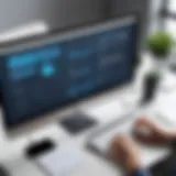 A modern user interface showcasing usability testing tools