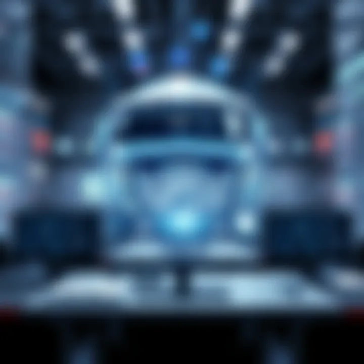 Virtual Reality in Education A futuristic depiction of virtual reality in education and training.