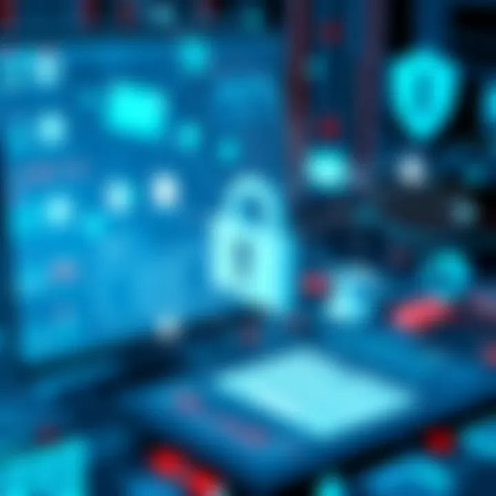 Visual representation of evolving cyber threats