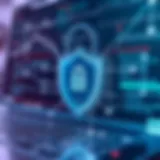 Abstract representation of endpoint security enhancement