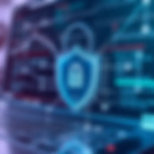 Abstract representation of endpoint security enhancement