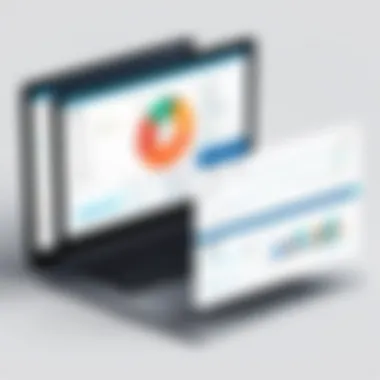 Business Management Software Features Comparison Comparison chart showcasing features of business management software