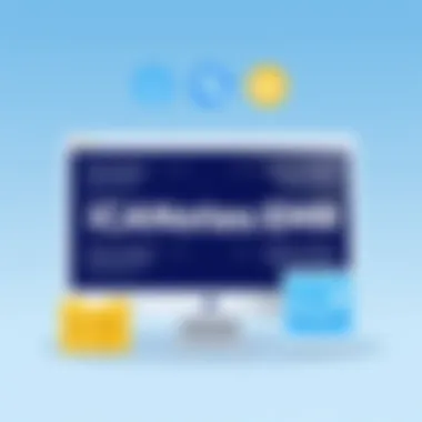 Graphic illustrating benefits of iCANotes EMR for healthcare