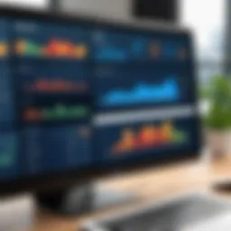 User interface of Intacct accounting software showcasing dashboard