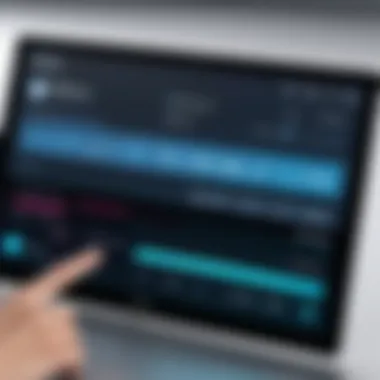 User Interaction with JWPlayer Interface Illustration showcasing the JWPlayer interface with user interaction