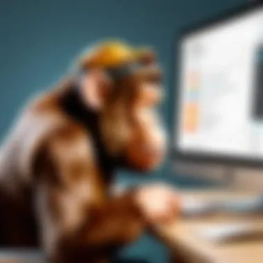 Understanding Mailchimp Analytics Features User engaging with Mailchimp analytics