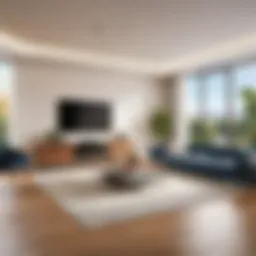 A detailed 3D rendering showcasing the capabilities of Matterport technology in real estate.
