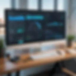 A digital workspace showcasing the Kiteworks interface