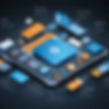 Diagram illustrating industry-specific applications of NetSuite