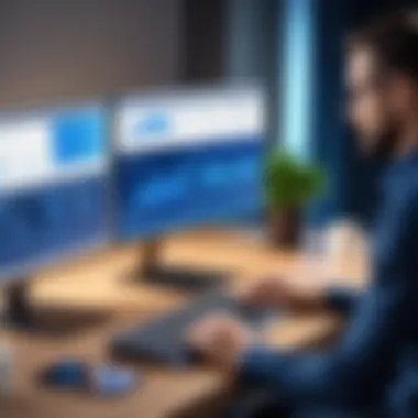 Chart showcasing optimization strategies for Acronis software usage