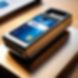 Detailed view of PayPal Card Reader showcasing its interface