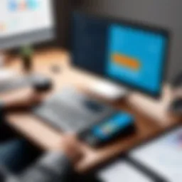 User interface highlighting payroll setup features