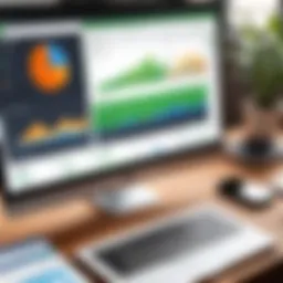 Insightful dashboard interface of QuickBooks Enterprise