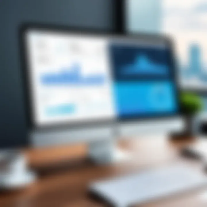 Marketing Cloud analytics display with campaign performance metrics