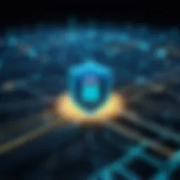 Visual representation of network security concepts