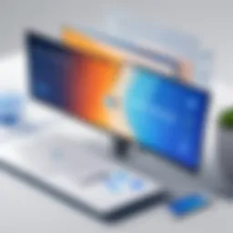 Conceptual illustration of confluence marketing integration