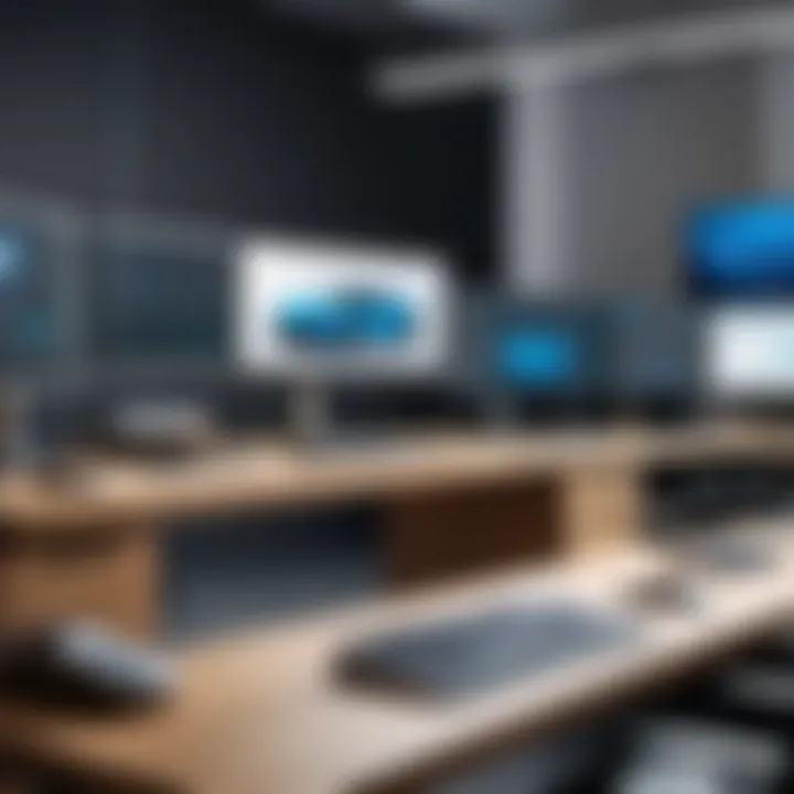 Team collaboration in a modern design studio with CAD CAM tools