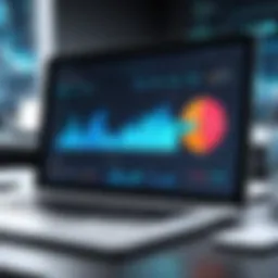 A visual representation of market research data analytics