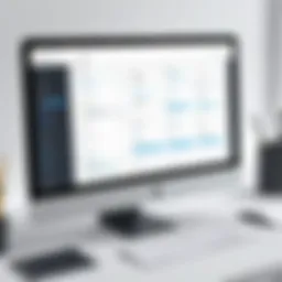 A modern task management interface showcasing various features