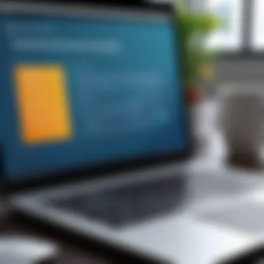 Troubleshooting Common Issues A troubleshooting guide displayed on a laptop screen