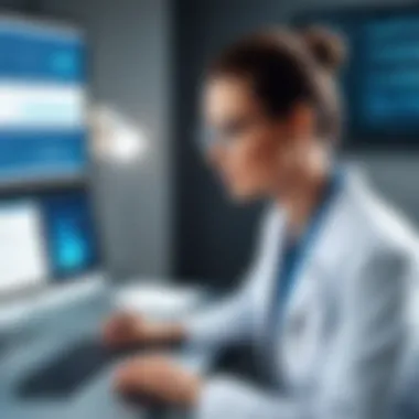 Innovative Software Features by Allscripts Visual representation of Allscripts' innovative healthcare software features
