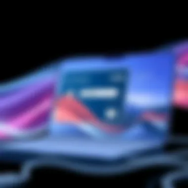 Illustration of the direct deposit setup interface for Apple Card