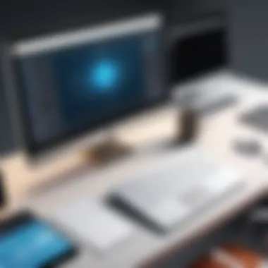Canvas in Digital Design Illustration of a digital design workspace featuring a canvas interface