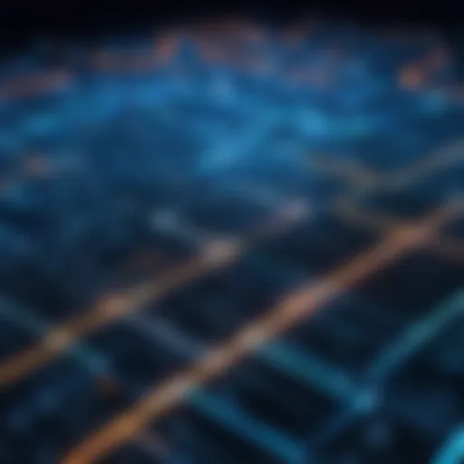Visual representation of DDoS attack vectors