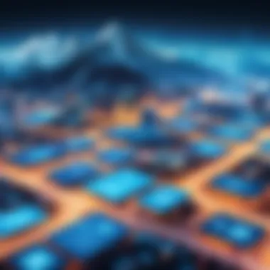 Visual representation of cybersecurity landscape and emerging threats