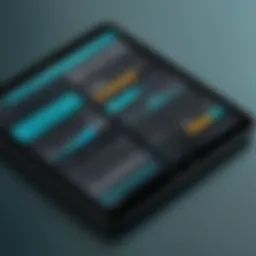 Visual representation of Expensify dashboard