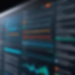 A visual representation of firewall reporting software interface