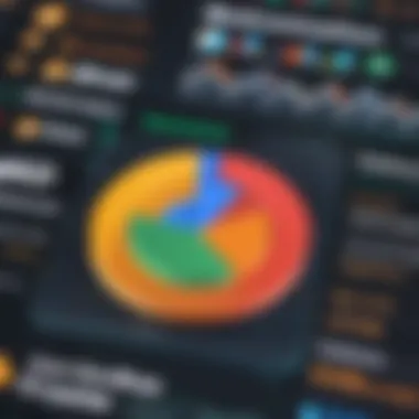 User Engagement Metrics in Google Analytics Data visualization showcasing user engagement metrics