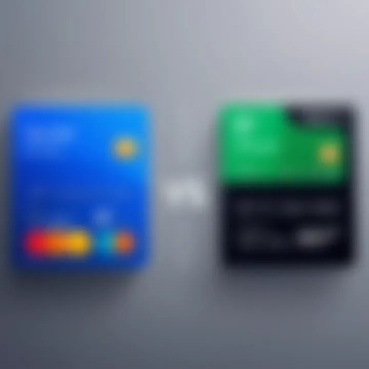Comparison chart of various digital payment services