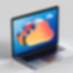 Visual representation of iCloud features and functionalities