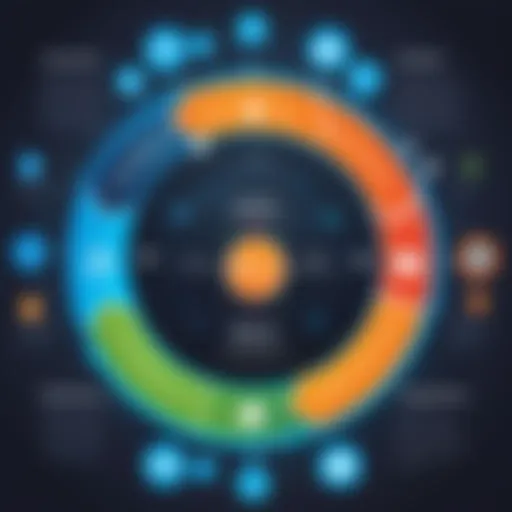 Visual representation of identity lifecycle management