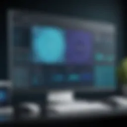 Illustration of Nessus interface showcasing vulnerability scanning features