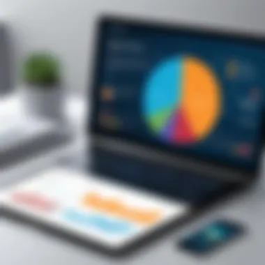 Data-Driven Marketing Insights Visual representation of data-driven decision-making