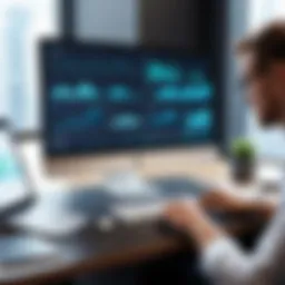 Innovative underwriting software interface showcasing advanced analytics