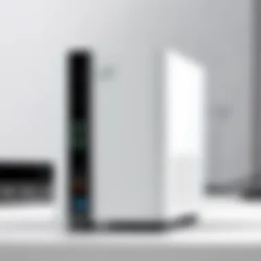 Detailed Features of Unifi Battery Backup Close-up of Unifi battery backup features and specifications