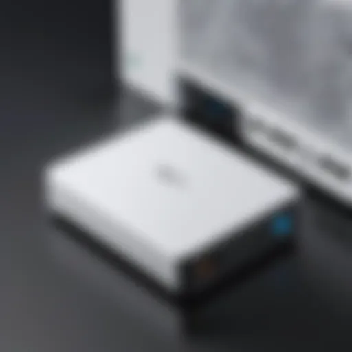 Unifi battery backup unit showcasing sleek design