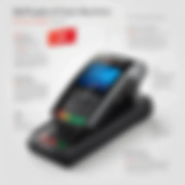 Infographic highlighting the advantages of using Worldpay card machines for businesses.