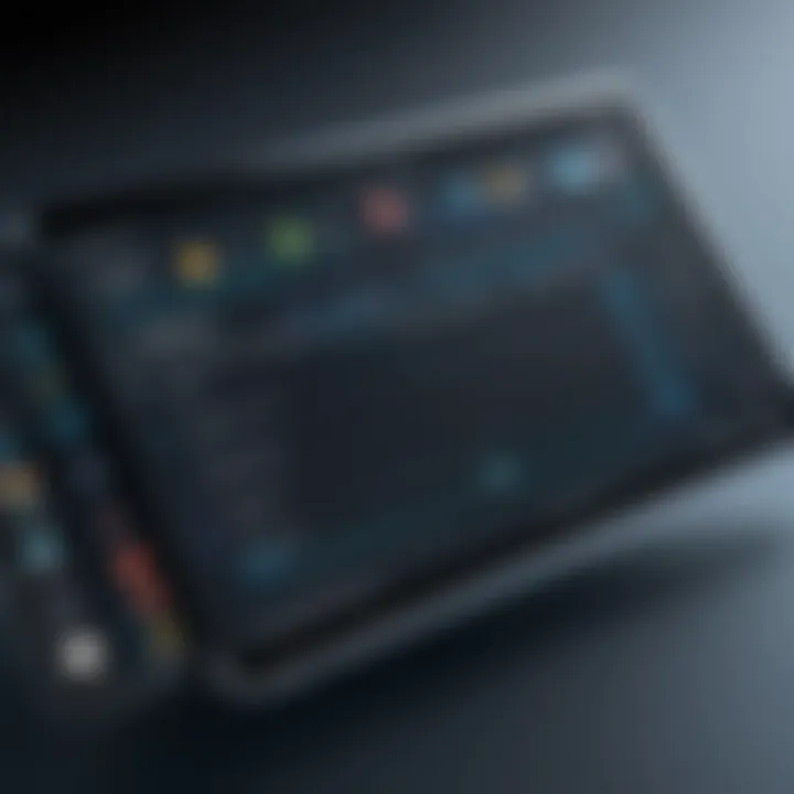 User-friendly interface of the application